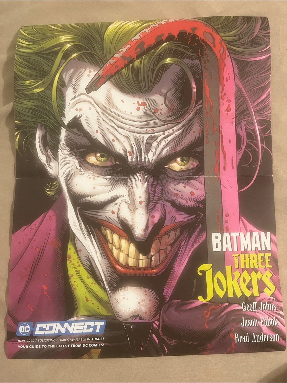 Batman: Three Jokers POSTER DC Origin 10x13.25 2020